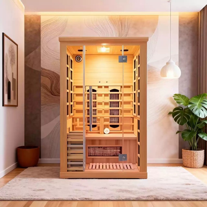 Single-Person Wet and Dry Saunas Single-Person Wet and Dry Saunas